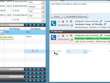 Powerplay for force.com drag and drop call logging